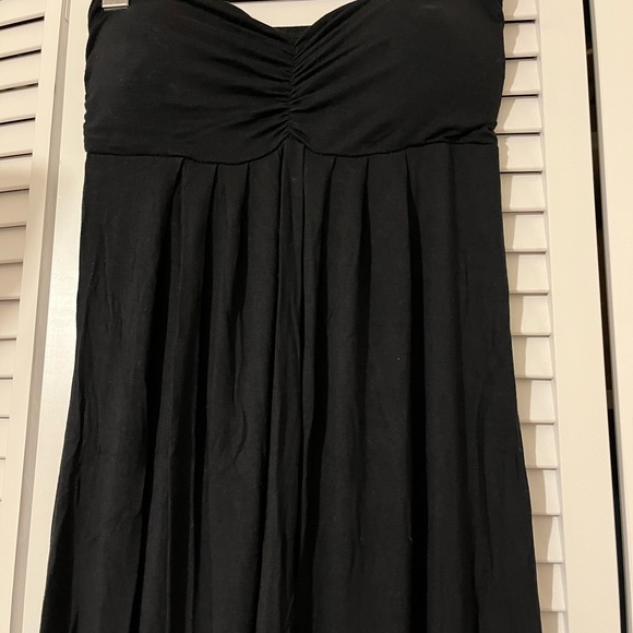 SUPER lux jersey OOYOO Mendicino Bandeau Maxi Dress size XS hemmed retail: $225 - Picture 1 of 3